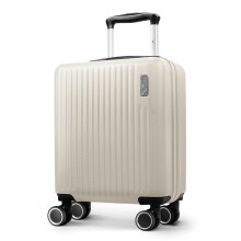 LUGG 15 Inch Vacay Cabin Case 45x33x20cm, Airline Approved Carry On Suitcase, ABS Lightweight, Water Resistant, Stone