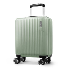 LUGG 15 Inch Vacay Cabin Case 45x33x20cm, Airline Approved Carry On Suitcase, ABS Lightweight, Water Resistant, Stage Green