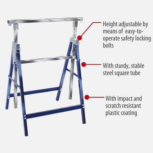 Brennenstuhl telescopic work trestle MB 160 H (work trestle foldable and height adjustable) 1