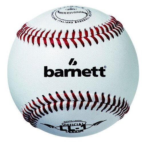 BARNETT LL-1 match and practice baseball ball size 9" white, 1 dozen 2