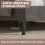 (King, Dark Grey) Bed Frame, Upholstered Wooden Slat Bed Frame with Headboard, Easy Assembly, Underbed Storage, No Box Spring Needed 5