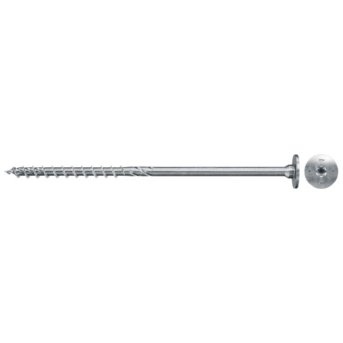 Fischer fischer PowerFast II STP 8.0 x 240, Powerful Wood Screws with Step Countersunk Head, Inner Star Socket and Partial Thread 2