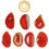 mookaitedecor Agate Slice Crystal Wind Chime for Home Window Garden Decor 2