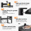 EOXCIIU 3-Tier Microwave Oven Stand 5