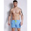 Mens Solid Color Drawstring Quick Dry Lined Beach Swim Trunks with Pockets Light  XL 2