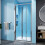 (700x1850mm) Bifold Shower Door Enclosure Screen 2