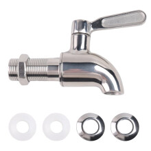 Stainless Steel Faucet Tap Draft Beer Faucet for Home Brew Fermenter Wine Draft Beer Juice Dispenser Drink Fridge Kegs