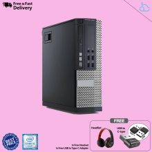 Dell Optiplex SFF Business Desktop Computer, Core i5, Up to 16 GB RAM, 256 GB SSD - Refurbished