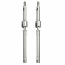 (1 Pair Front CVD Drive Shaft) 1:24 Metal Front Rear CVD Drive Shaft Axle Kit for Axial SCX24 90081 RC Rock Crawler Transmission Shaft Parts