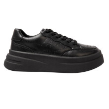 (3 UK, Black) Kappa Womens/Ladies Ari Casual Platform Trainers