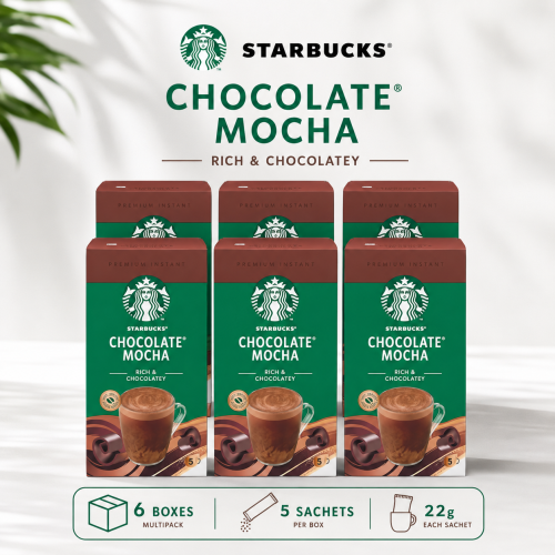 Starbucks Starbucks Chocolate Mocha 6 x 5 x 22g