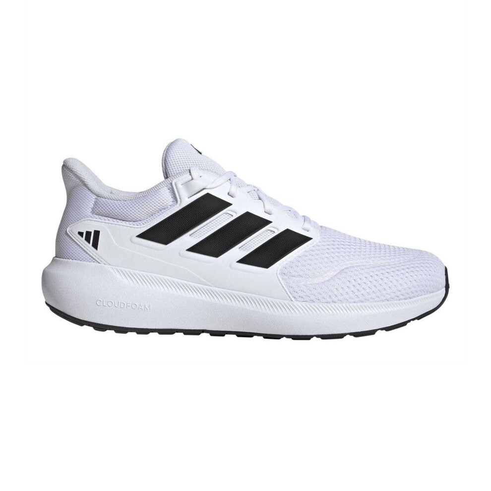 Adidas (8.5 Uk, White/Black) Mens Ultimashow 2.0 3 Stripes Trainers