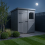 5x5 Pent Composite Shed Tanalised (Single Door, With Windows) 3