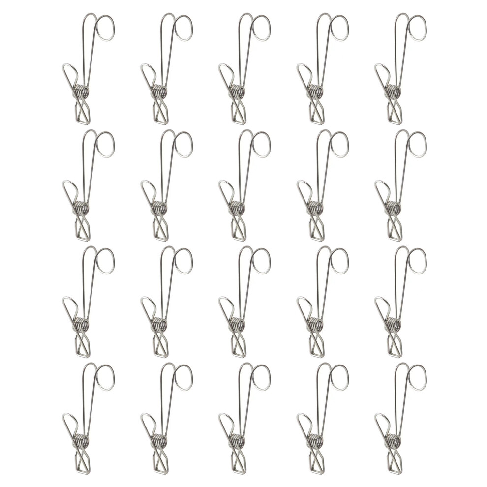 Reach-Tools Stainless Steel Hanging Clips W/ Hook (50 Char)
