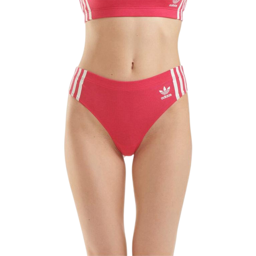 Adidas (18 Uk, Bold Pink) Womens/Ladies Adicolor Flex 3 Stripes Thong