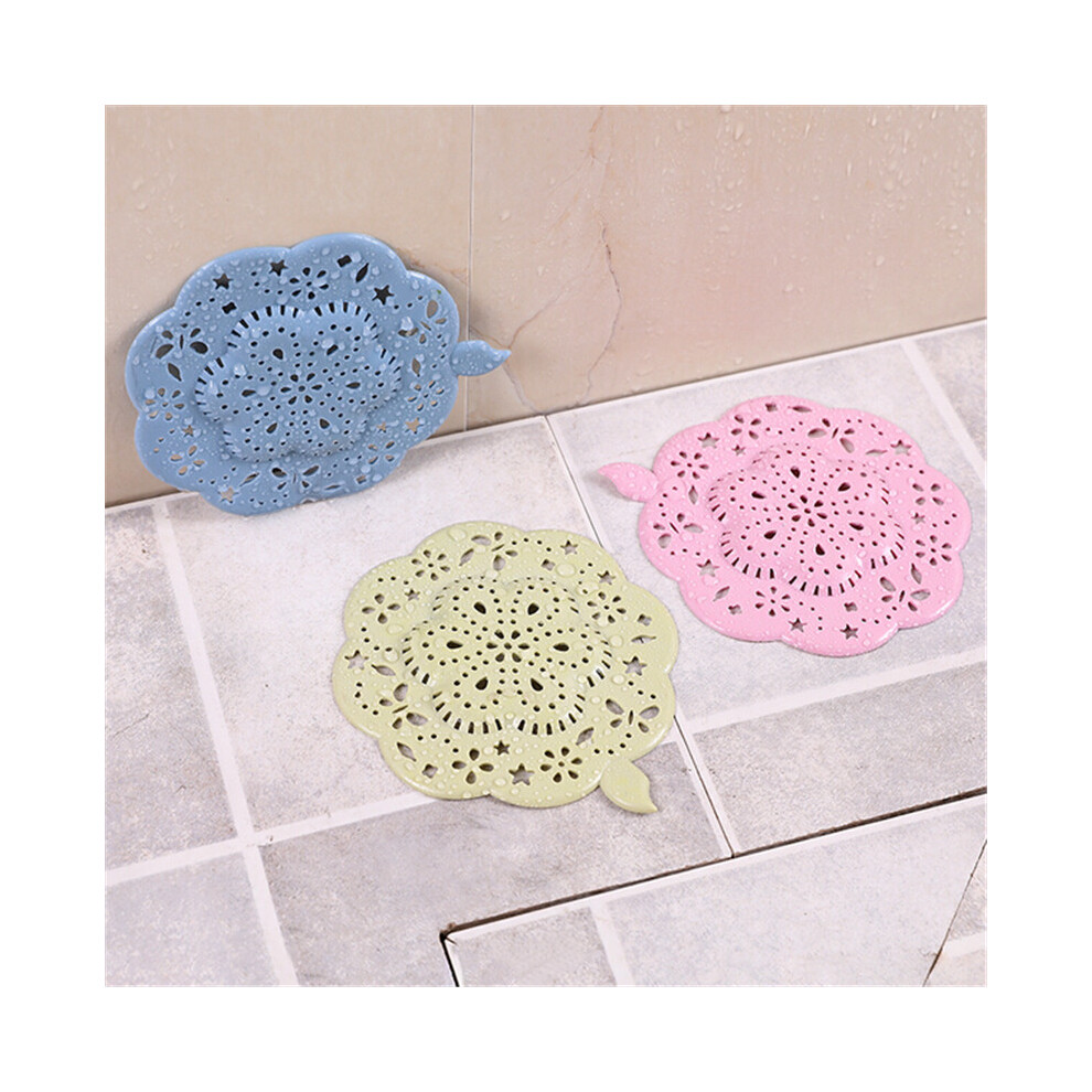 (Green) Pvc Hair Catcher Stopper Shower Floor Drain Cover Waste Filter For Bathroom Bathtub Kitchen 115295339473