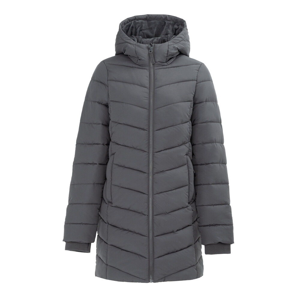 Slazenger (10 Uk, Charcoal) Womens/Ladies Polyester Mid Length Padded Jacket