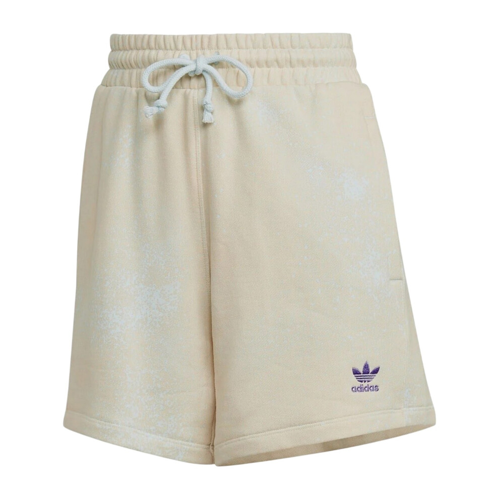 Adidas (4 Uk, Blue/Yellow) Womens/Ladies Fleece Logo Sweat Shorts