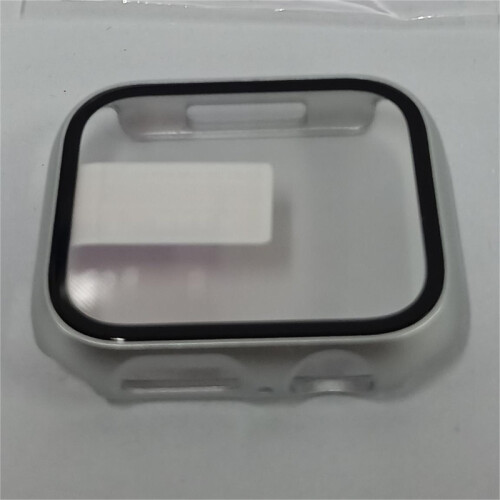(Silver(41mm)) Full Coverage Case & Screen Protector for Apple Watch Series 8/7/6/5/4/3/SE