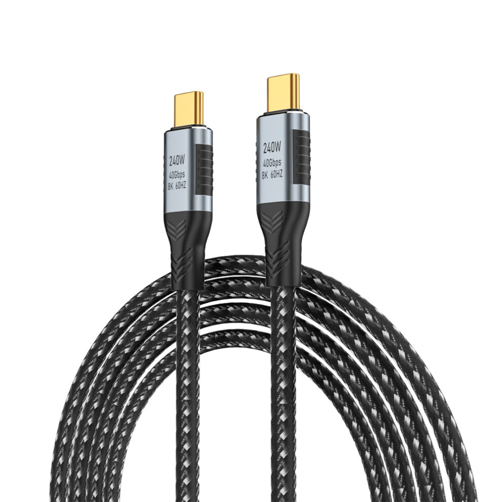 (0.2M) 40Gbps Type-C To Type-C Cable, 240W Fast Charging, 8K@60Hz High-Speed Data And Video Transfer 113121471519