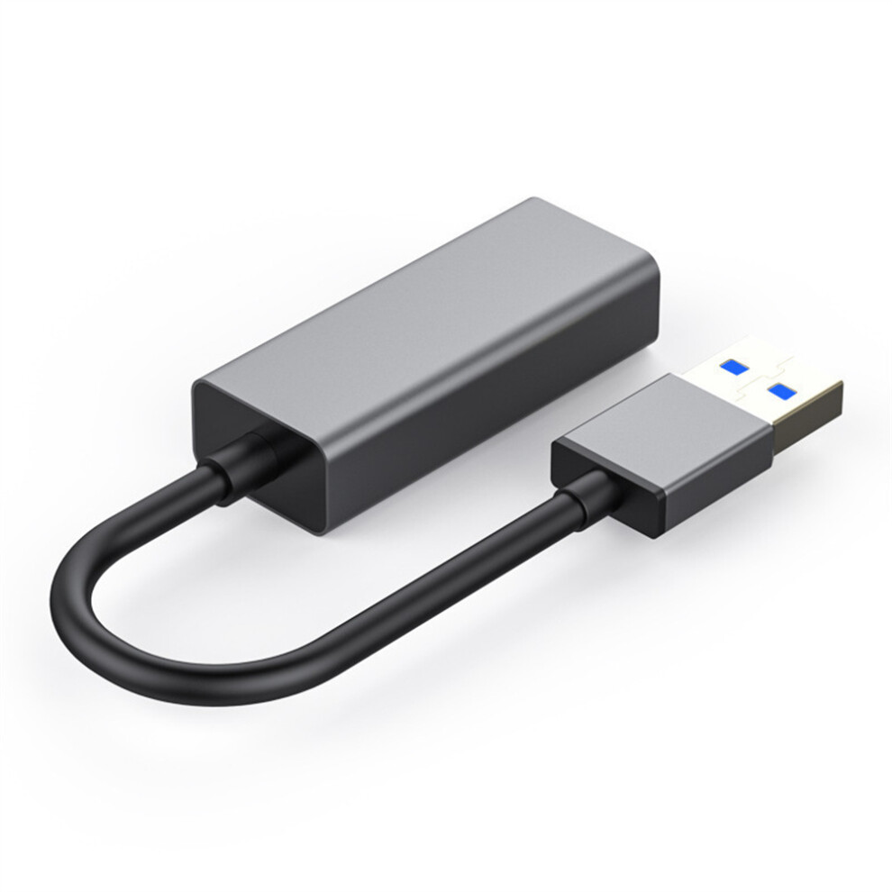 (Gray) Usb 3.0 To Rj45 Gigabit Lan Ethernet Adapter, 1000 Mbps Network Converter Gray 113121462913