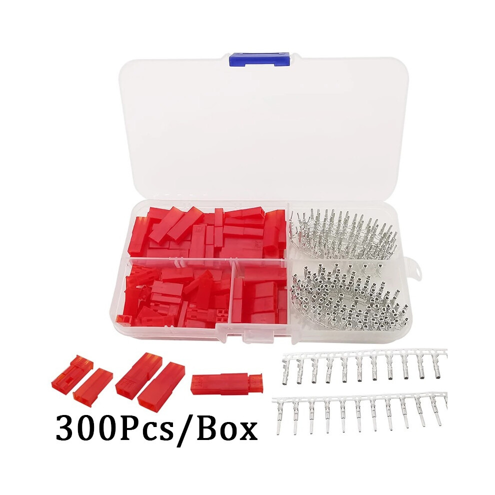 (420Pcs) 300/420Pcs Jst Syp Plug-In Connectors, 2P Male & Female Shells, Reed Terminals 113121502916