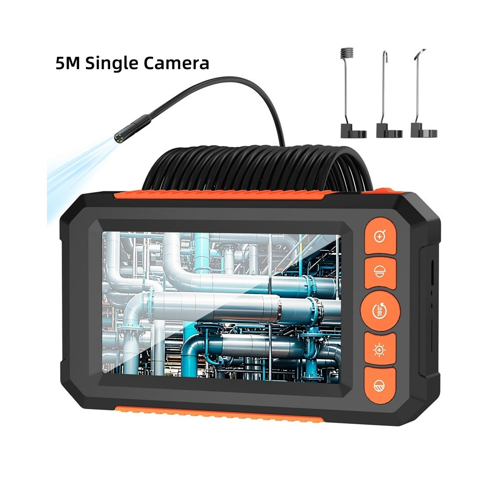 (5M Single Camera) 1080P Hd 4.3" Screen Industrial Endoscope Borescope Inspection Camera 113121503296