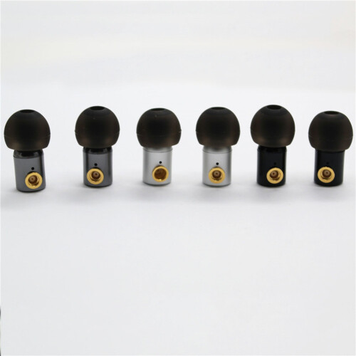 (White) DIY Headset Earbuds with MMCX Pluggable Connector, Vocal-Optimized, Metal Shell 1