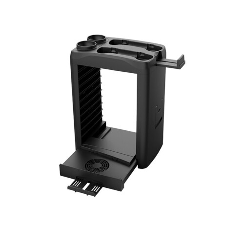 Multi-function Cooling Fan Base Braket Stand Holder Double Charging Base Disc Headset Storage Rack For PS5 Console 1