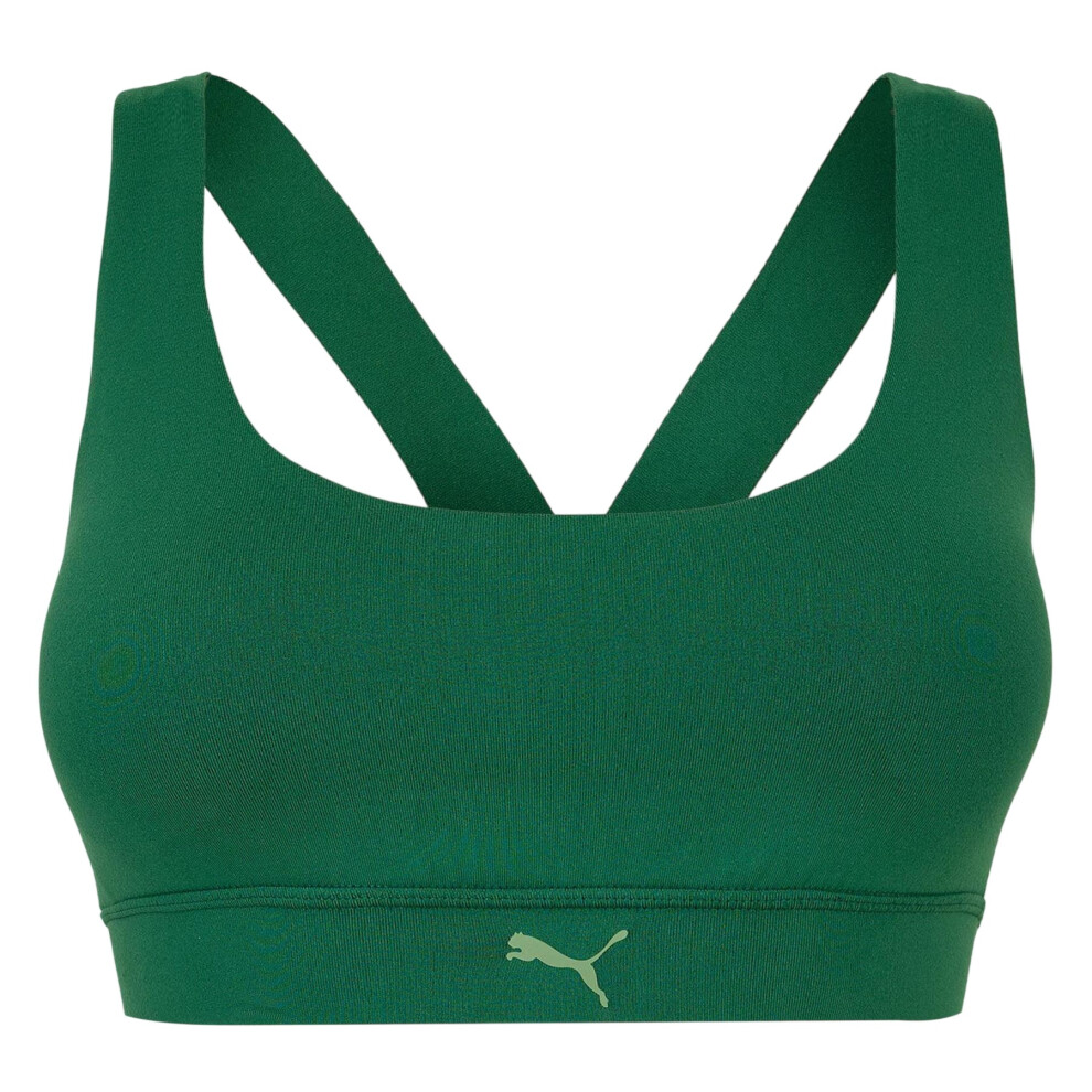 Puma (16 Uk, Vine Green) Womens/Ladies Medium Impact Sports Bra