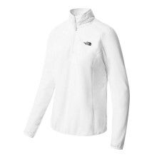 (8 UK, White) The North Face Womens/Ladies Glacier Logo Quarter Zip Fleece Top