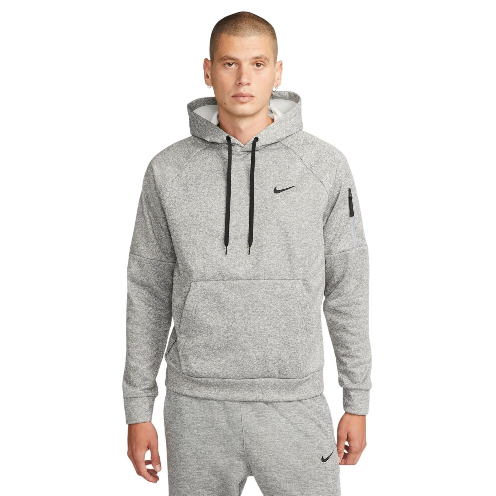 Nike (S, Grey) Mens Swoosh Hoodie