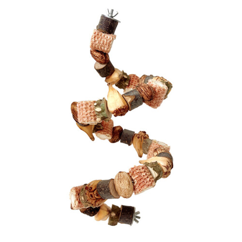 Bird Chew Toy Corncob Blocks for Chewing Teeth Grinding Pendant