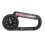 Mini Multifunctional Carabiner Compasses Thermometers Keychain 1