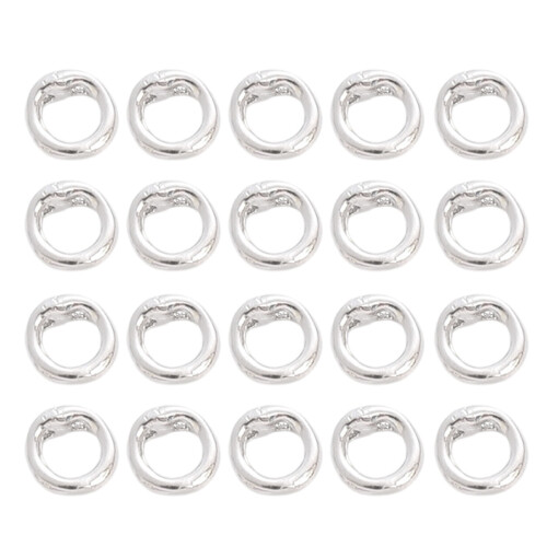 Jewelry Connectors with Double Openings Convenient-Silver