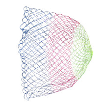 Folding Fishing Net Folding Nylon Landing Dip-WB1 model 35cm