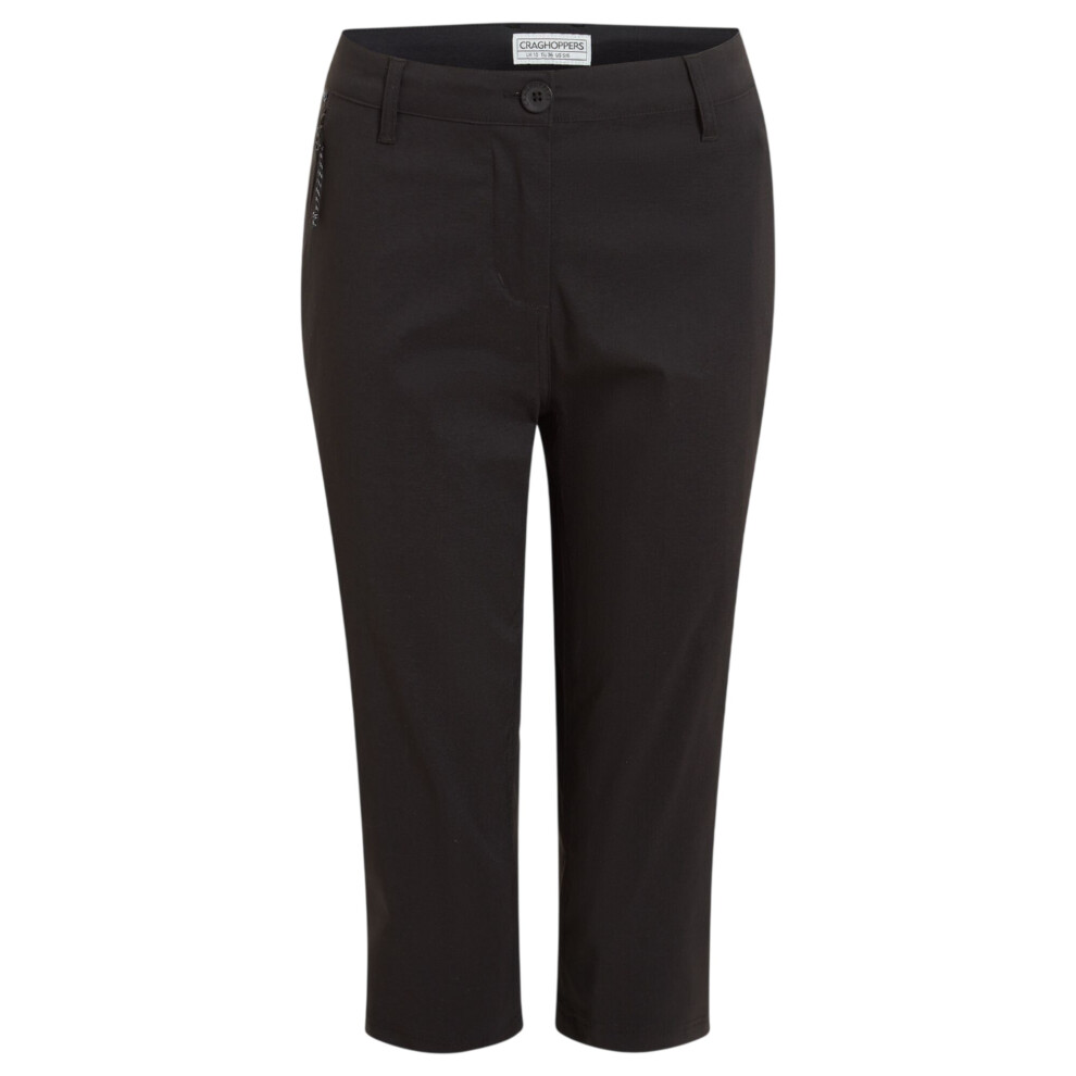 Craghoppers (10 Uk, Black) Womens/Ladies Kiwi Pro Iii Cropped Trousers