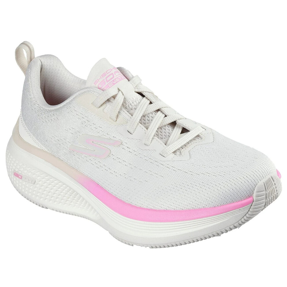 Skechers (8 Uk, Natural/Pink) Womens/Ladies Go Run Elevate 2.0 Trainers