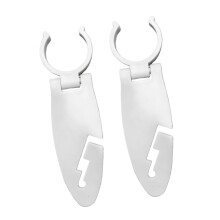 Befestigungsklemmen Halter Paddle Board Zubehör-Weiß