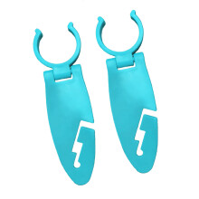 2 Stück sichere Befestigungsklemmen Halter Paddle Board-Blau