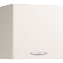 EKIPA Hochschrank 1 Tür - Weiß - L 60 x P 36 x H 58 cm - KEO