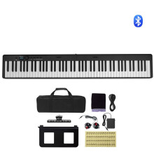 Piano Clavier Pliable-Duoku-88 Touches-avec Bluetooth et MIDI, un Piano Numérique Électronique Portable Pliable