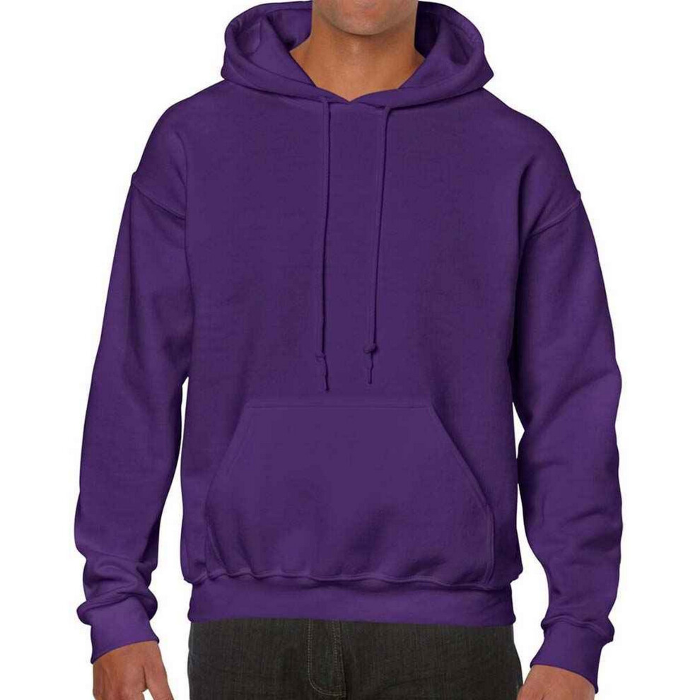 Gildan (S, Purple) Unisex Adult Heavy Blend Hoodie