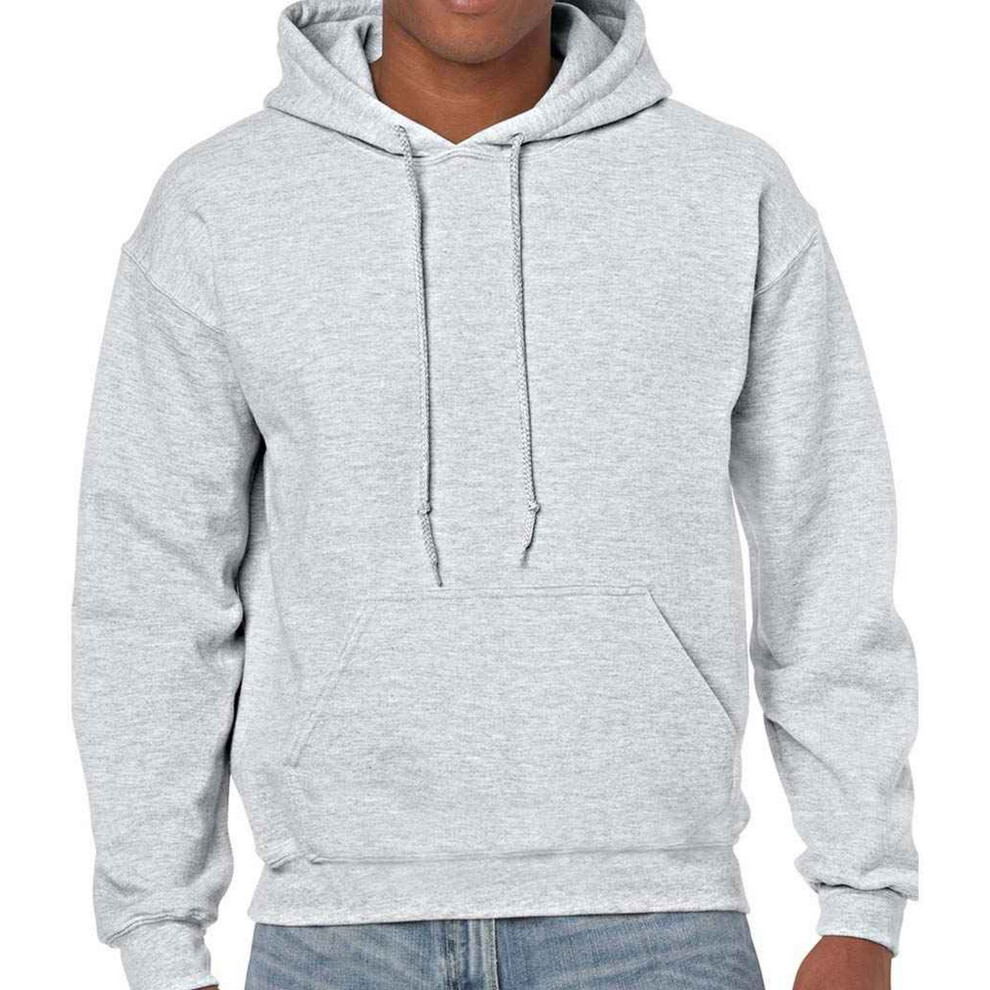 Gildan (L, Ash) Unisex Adult Heavy Blend Hoodie