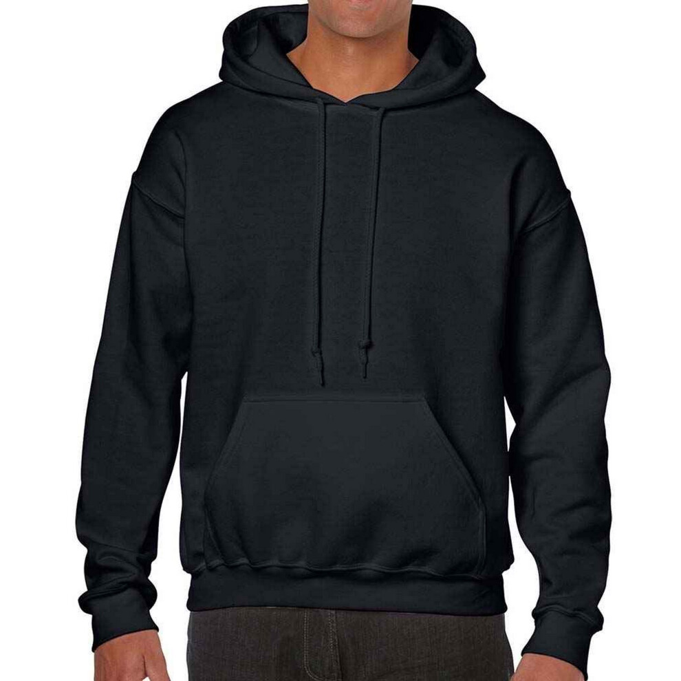 Gildan (M, Black) Unisex Adult Heavy Blend Hoodie