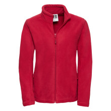 (XS, Classic Red) Russell Womens/Ladies Full Zip Outdoor Fleece Jacket