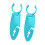 2pcs Secure Fixing Clamps Holder Paddle Board Accessories-Blue 1