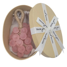 Luxuriöse Kristalltraubenseife,-Band-Geschenkbox, 25 Stück