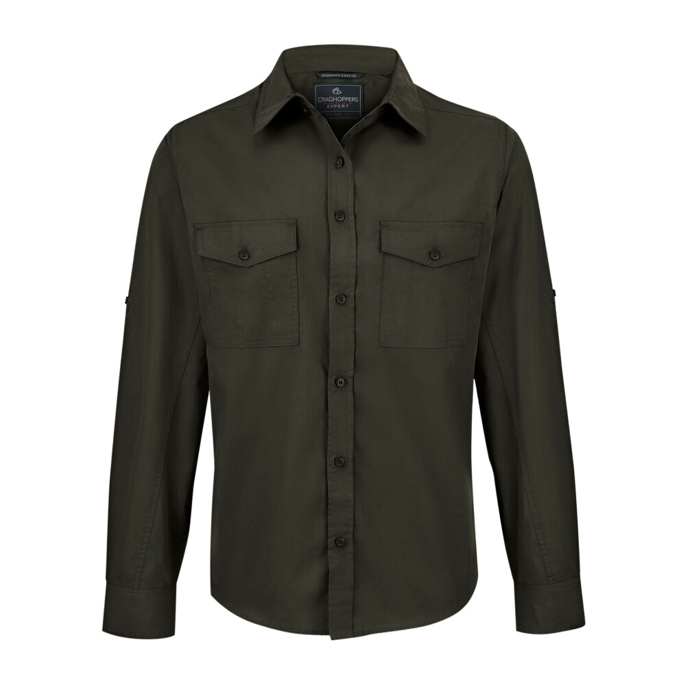 Craghoppers (S, Dark Cedar Green) Mens Expert Kiwi Shirt