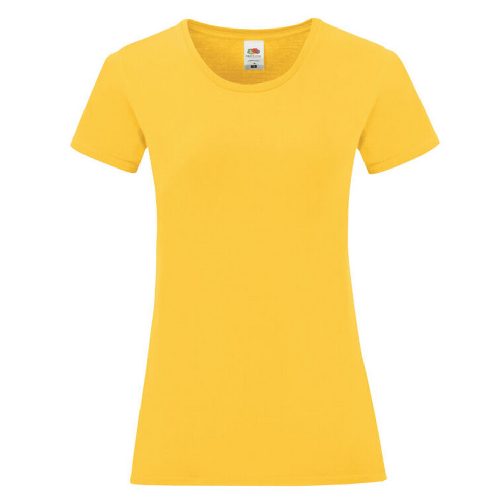 Fruit Of The Loom (S, Sunflower) Womens/Ladies Iconic 150 T-Shirt